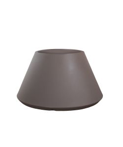 Divina Garden Vaso Tondo Conico Stromboli in Resina Tortora 60x35cm
