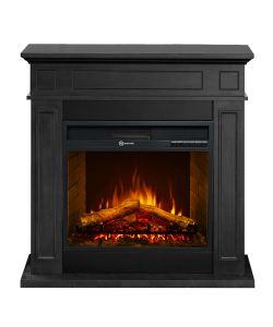 Divina Fire Camino Elettrico Jefferso MDF Nero 1800W - 89,5x28x90,5 cm