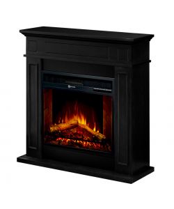 Divina Fire Camino Elettrico Jefferso MDF Nero 1800W - 89,5x28x90,5 cm