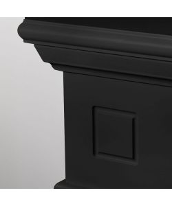 Divina Fire Camino Elettrico Cambridge MDF Nero 1800W - 110x36x100 cm