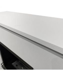 Divina Fire Camino Elettrico Bellini Legno Bianco 1800W - 96x35xH96 cm