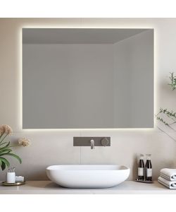 Divina Home Specchio per Bagno Aurora Retroilluminato LED 70x90cm
