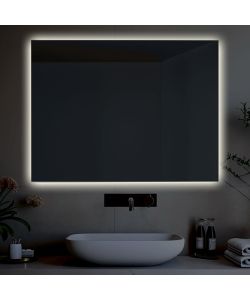 Divina Home Specchio per Bagno Aurora Retroilluminato LED 70x90cm