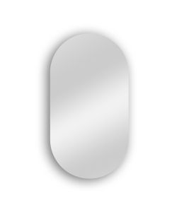 Divina Home Specchio da Bagno Olivia Ovale Retroilluminato 50x90 cm