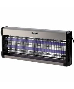 Kooper Zanzariera Elettrica Elettra 40W Nero e Silver - Copertura 20 m