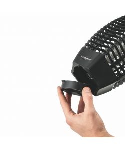 Kooper Zanzariera Elettrica 6 W Nera con Gancio Appendibile 20 mq