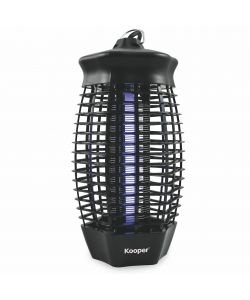 Kooper Zanzariera Elettrica 6 W Nera con Gancio Appendibile 20 mq