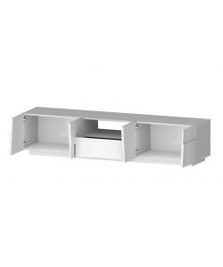 Porta TV Lowboard 220 Pongo Bianco Laccato