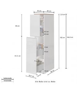 Portaspezie Antracite/Rovere Wotan