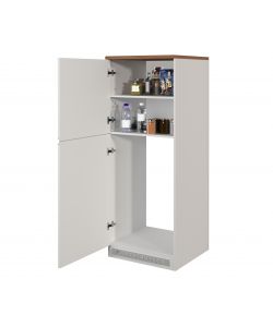 Portafrigo Bianco/Rovere Wotan