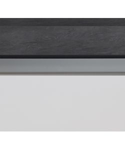 Isola Credenza Moderna Bianco Laccato Lucido - 155x90x90 cm