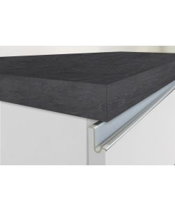 Isola Credenza Moderna Bianco Laccato Lucido - 155x90x90 cm