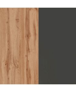 Isola Credenza Moderna Antracite/Rovere Wotan - 155x90x90 cm