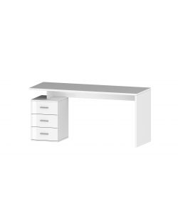 New Selina Scrivania Da 160 Bianco Lucido