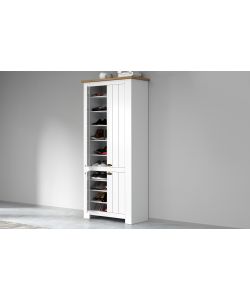 Scarpiera 4 Ante Bianco Rovere Wotan