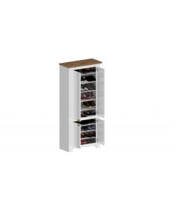 Scarpiera 4 Ante Bianco Rovere Wotan