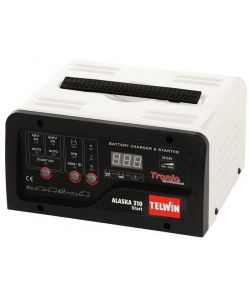 Telwin Caricabatterie Alaska 210 Start 12/24V Nero con Display Digitale
