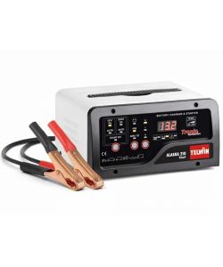 Telwin Caricabatterie Alaska 210 Start 12/24V Nero con Display Digitale