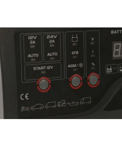 Telwin Caricabatterie Alaska 210 Start 12/24V Nero con Display Digitale