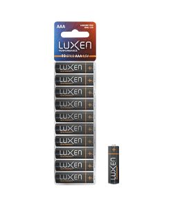 Batterie Ministilo Alkaline AAA Luxen 10 pezzi