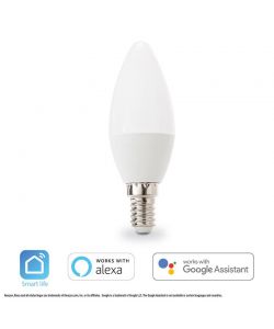 Lampadina Oliva led C37 SM Wifi RGB+CCT E14 40w