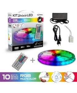 Kit striscia LED 10m rgb 72w ip54