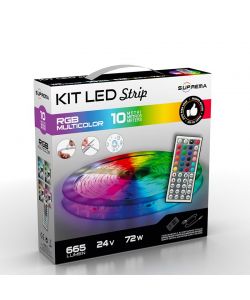 Kit striscia LED 10m rgb 72w ip54