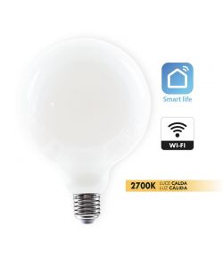 Lampadina Globo Led G125 FR SM wifi E27 75W 2700K dim