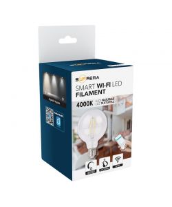 Lampafina globo LED G95 FILAM SM WIFI 75W 4000K Dim