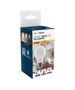 Lampadina Goccia led A60 FR SM Wifi E27 40w 2700K dim