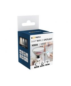 Faretto Led GU10 SM wifi 35W 4000K dim