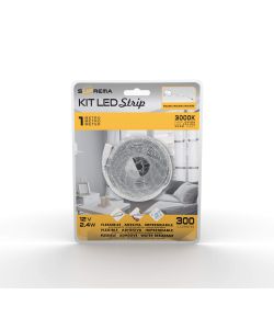 Suprema Striscia Led Flessibile Adesiva 2,4W Luce Calda 300lm - 1m