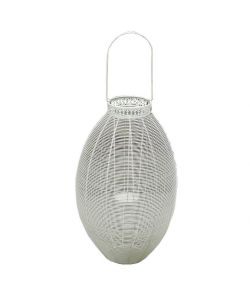 Cosma Portacandela Shannon Bianco Antico 19x37,5x56 cm