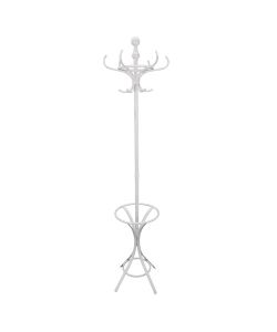 Cosma Appendiabiti Metallo Bianco Antico 43x38x180 cm Moderno