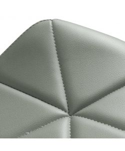 Cosma Annapolis Sedia Grigia Moderno Senza Braccioli in Ecopelle 41x49x71 cm