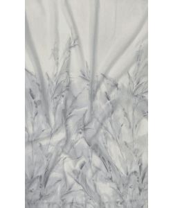 Tenda Monet con Anelli Beige 140x280 cm in Poliestere Pronta all'Uso