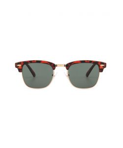 Gian Marco Venturi Occhiali da Sole Unisex Tartaruga-Oro-Verde 130-2
