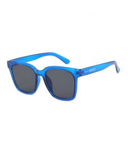 Gian Marco Venturi Occhiali da Sole Azzurro-Nero Unisex Oversize