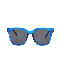 Gian Marco Venturi Occhiali da Sole Azzurro-Nero Unisex Oversize
