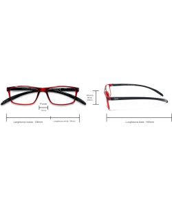 Gianmarco Venturi Occhiali da Lettura Verona Rosso (+2,00) Unisex Adulto