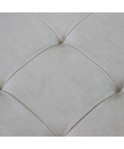 Cosma Pouf Contenitore Quadrato Velluto Beige 38x38x38 cm