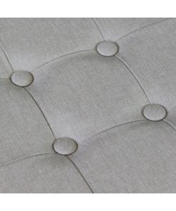 Cosma Pouf Contenitore Quadrato Tortora 38x38x40 cm in Stoffa