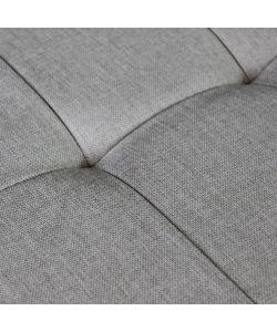 Cosma Pouf Contenitore Rettangolare in Tessuto Tortora 76x38x38 cm