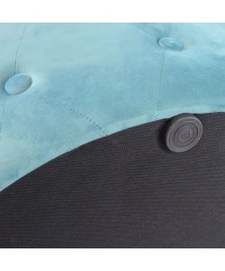 Cosma Pouf Contenitore Rotondo in Velluto Verde diam. 67x41 cm
