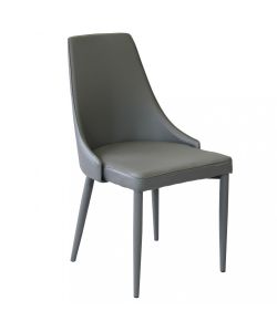 Cosma Sedia da Interno Grigio Chiaro 60x49,5x87,5 cm Senza Braccioli