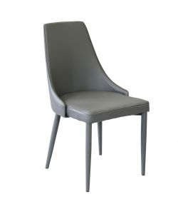 Cosma Sedia da Interno Grigio Chiaro 60x49,5x87,5 cm Senza Braccioli