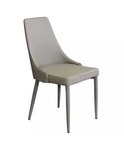 Cosma Sedia Tortora Ecopelle 46,5x59x89 Senza Braccioli Design Moderno