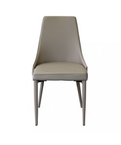 Cosma Sedia Tortora Ecopelle 46,5x59x89 Senza Braccioli Design Moderno