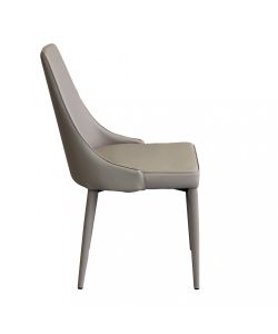 Cosma Sedia Tortora Ecopelle 46,5x59x89 Senza Braccioli Design Moderno