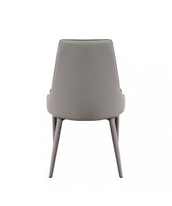 Cosma Sedia Tortora Ecopelle 46,5x59x89 Senza Braccioli Design Moderno
